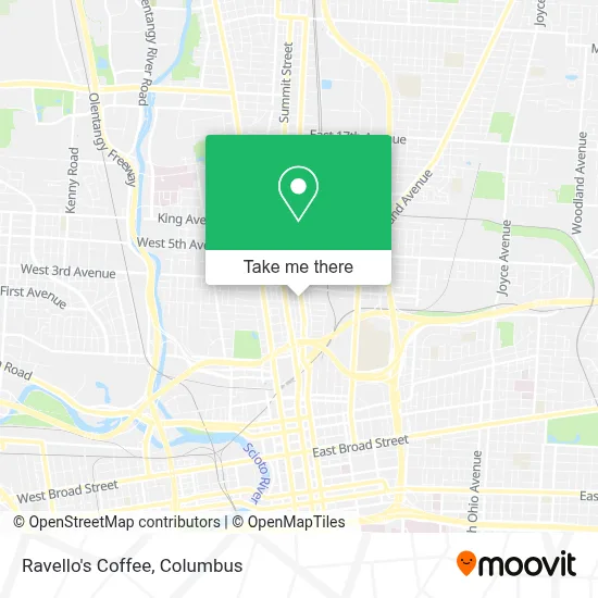 Ravello's Coffee map