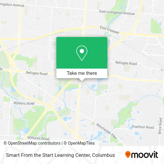 Smart From the Start Learning Center map