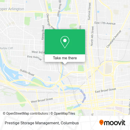 Prestige Storage Management map