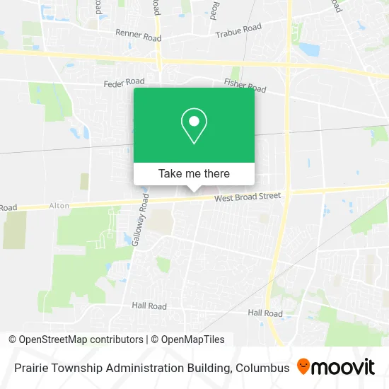 Prairie Township Administration Building map
