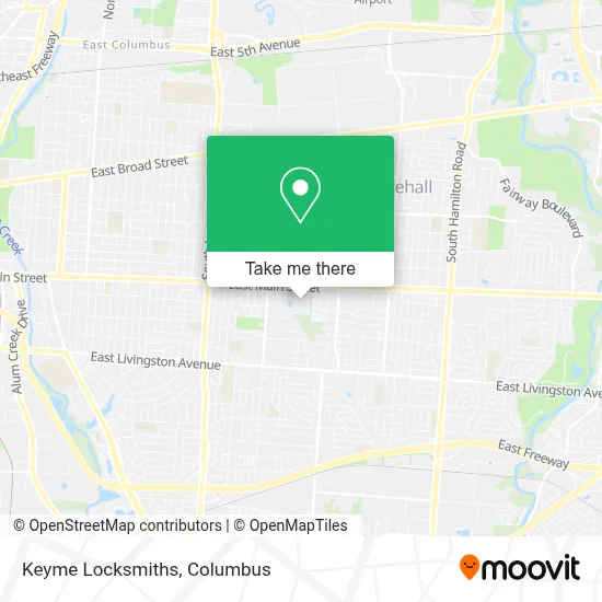 Keyme Locksmiths map