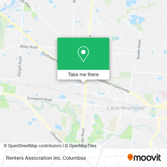 Renters Association Inc map