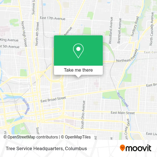 Tree Service Headquarters map
