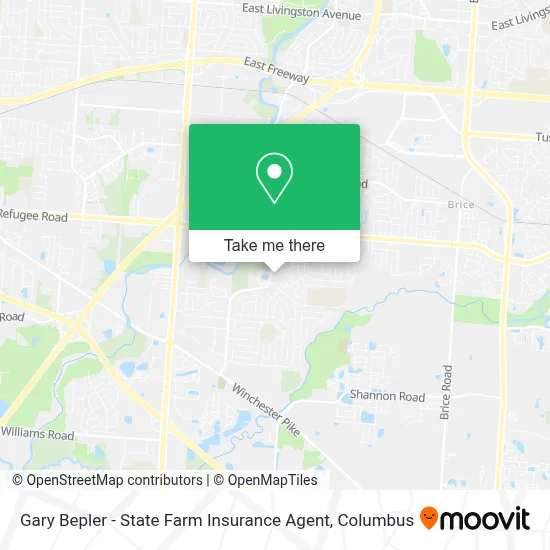 Gary Bepler - State Farm Insurance Agent map