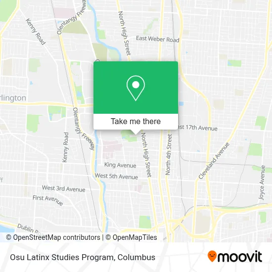 Osu Latinx Studies Program map