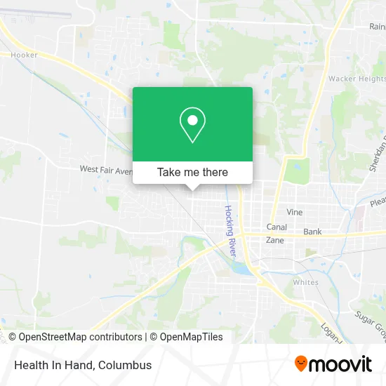 Health In Hand map