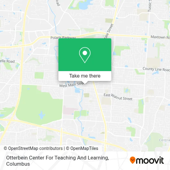 Otterbein Center For Teaching And Learning map