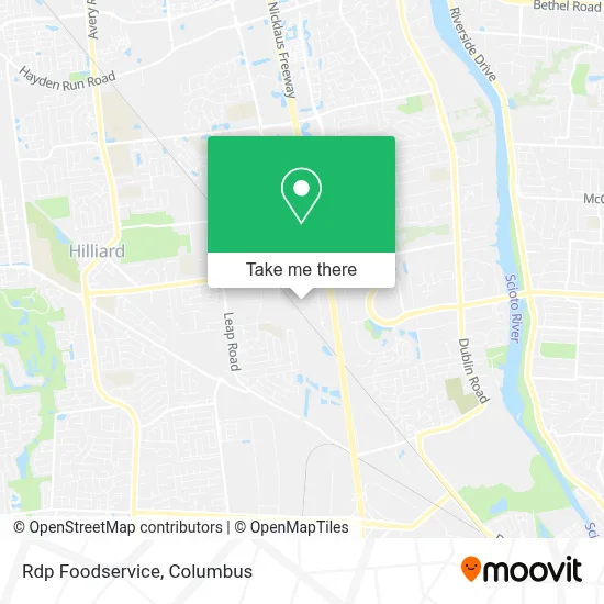 Rdp Foodservice map