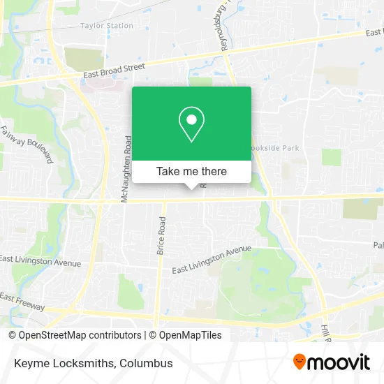 Keyme Locksmiths map