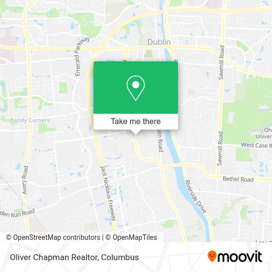 Oliver Chapman Realtor map