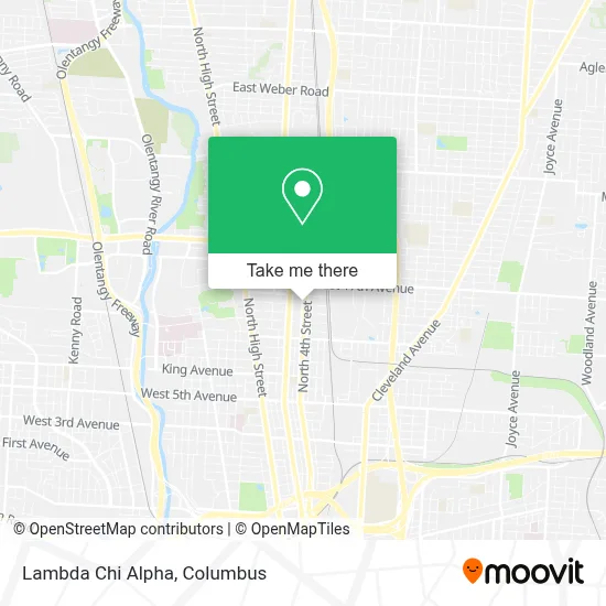 Lambda Chi Alpha map