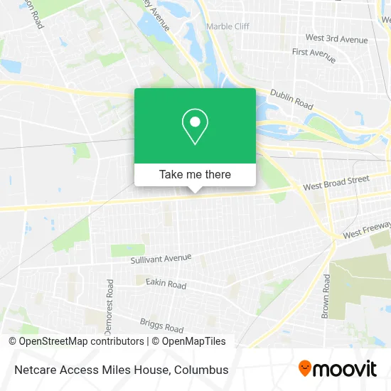 Netcare Access Miles House map