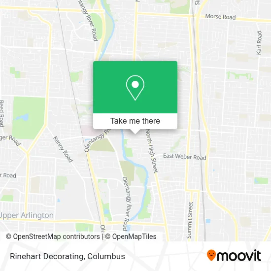 Rinehart Decorating map