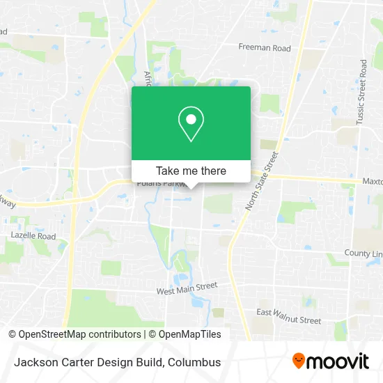 Jackson Carter Design Build map