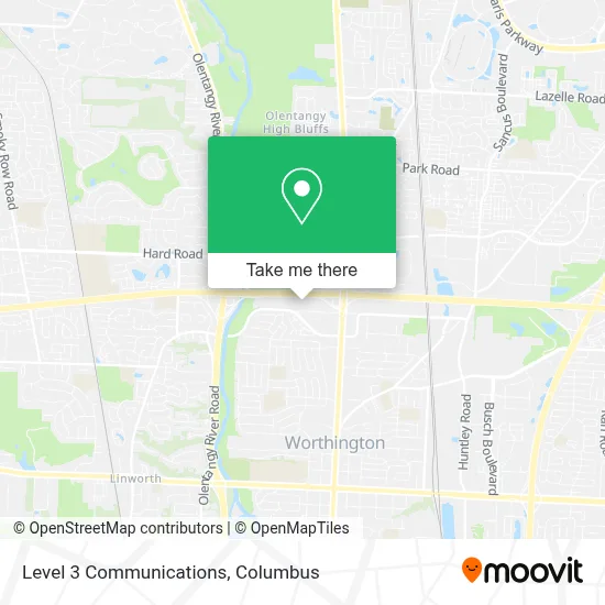 Level 3 Communications map