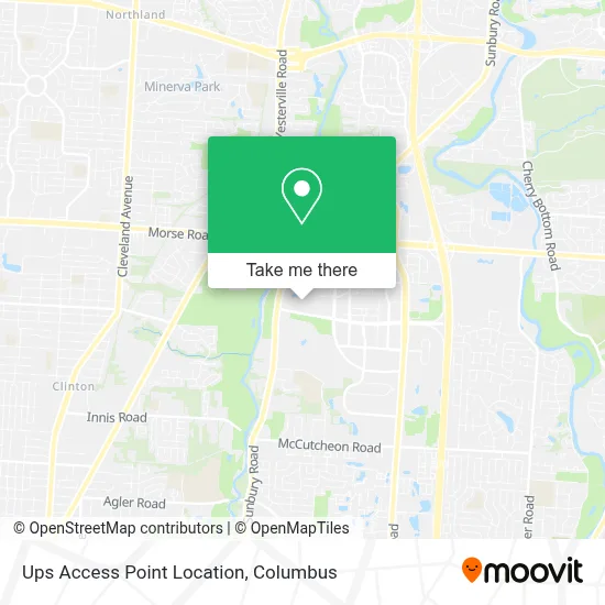 Ups Access Point Location map