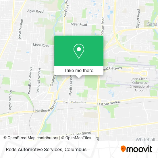 Reds Automotive Services map