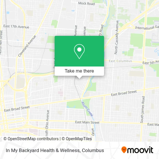 In My Backyard Health & Wellness map