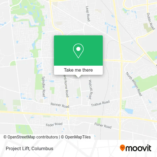 Project Lift map