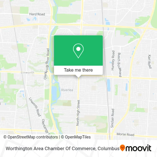 Worthington Area Chamber Of Commerce map