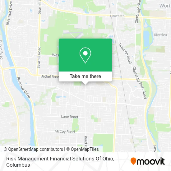 Risk Management Financial Solutions Of Ohio map