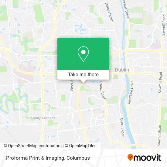 Proforma Print & Imaging map