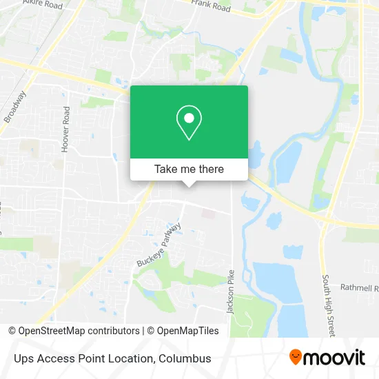 Ups Access Point Location map