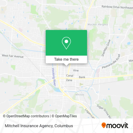 Mitchell Insurance Agency map
