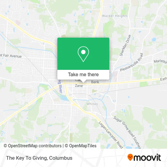 The Key To Giving map