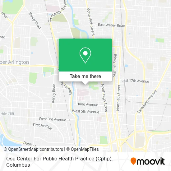 Osu Center For Public Health Practice (Cphp) map