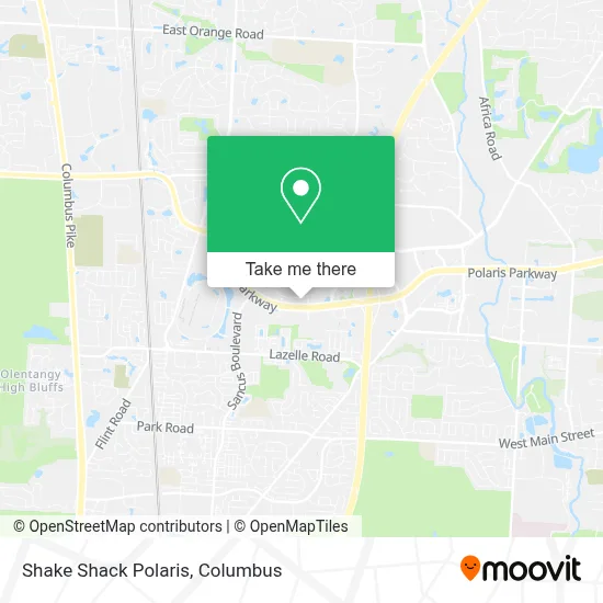 Shake Shack Polaris map