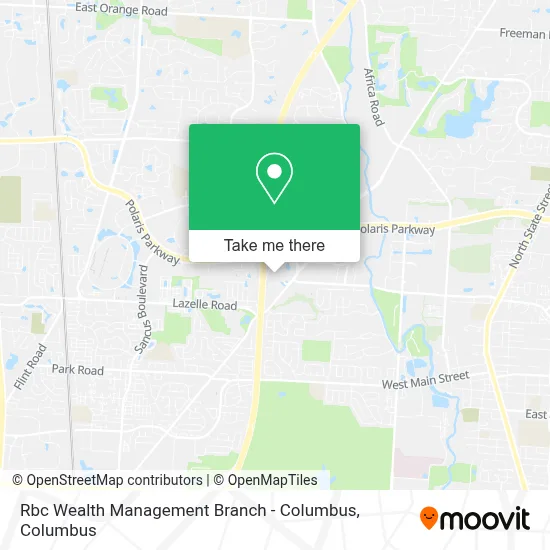 Rbc Wealth Management Branch - Columbus map