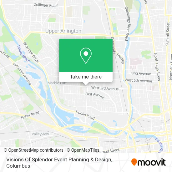 Visions Of Splendor Event Planning & Design map