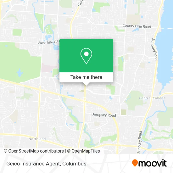 Geico Insurance Agent map