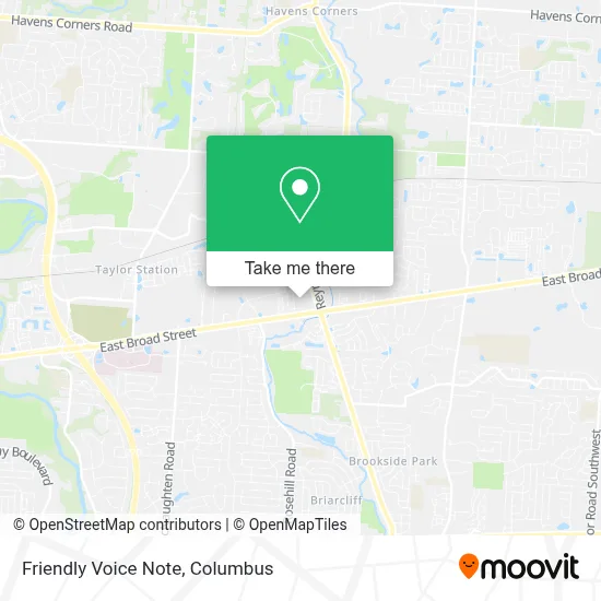 Friendly Voice Note map
