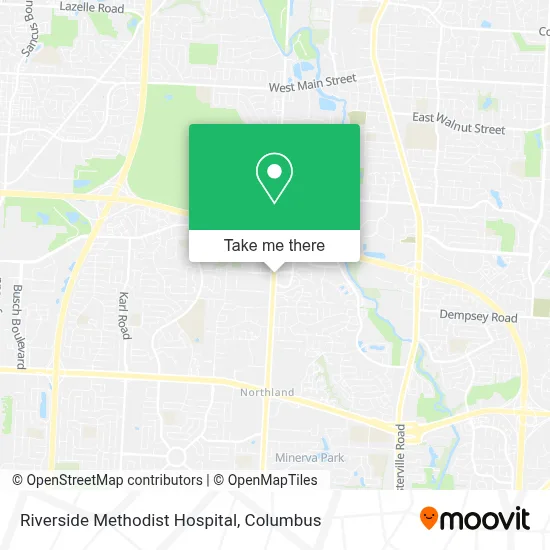Riverside Methodist Hospital map