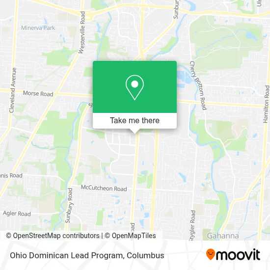 Ohio Dominican Lead Program map
