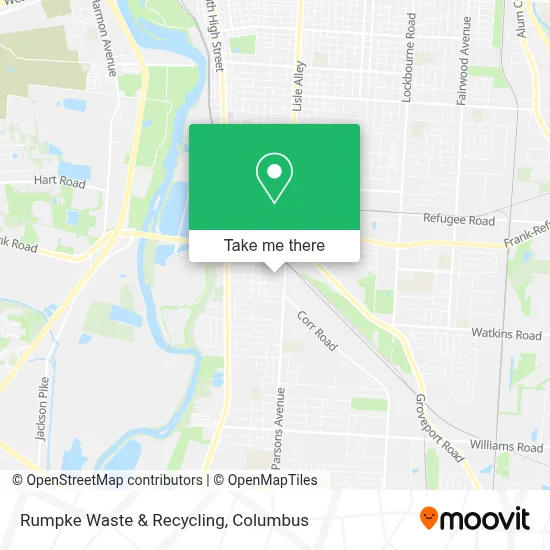 Rumpke Waste & Recycling map