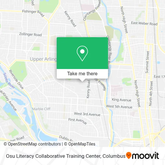 Osu Literacy Collaborative Training Center map