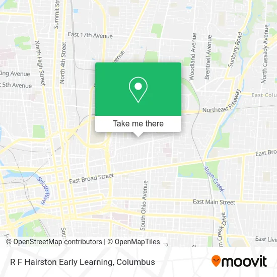 R F Hairston Early Learning map