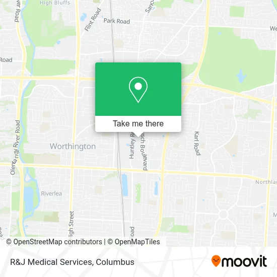 R&J Medical Services map