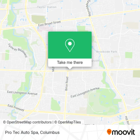 Pro Tec Auto Spa map