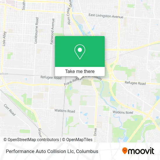 Performance Auto Collision Llc map