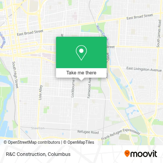 R&C Construction map