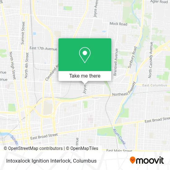 Intoxalock Ignition Interlock map