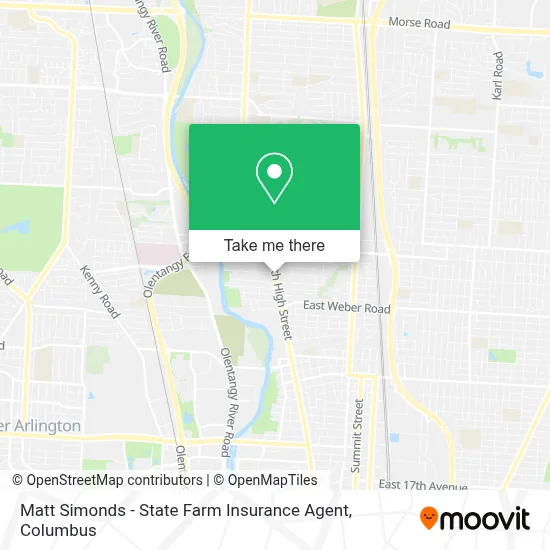 Matt Simonds - State Farm Insurance Agent map