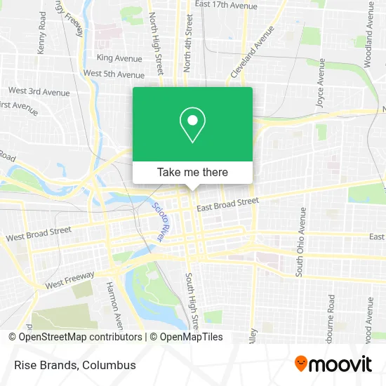 Rise Brands map