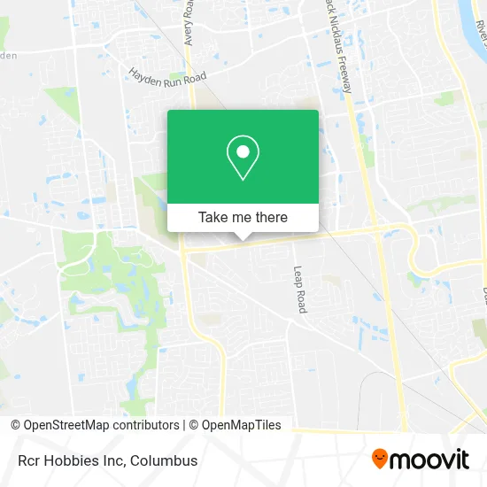 Rcr Hobbies Inc map