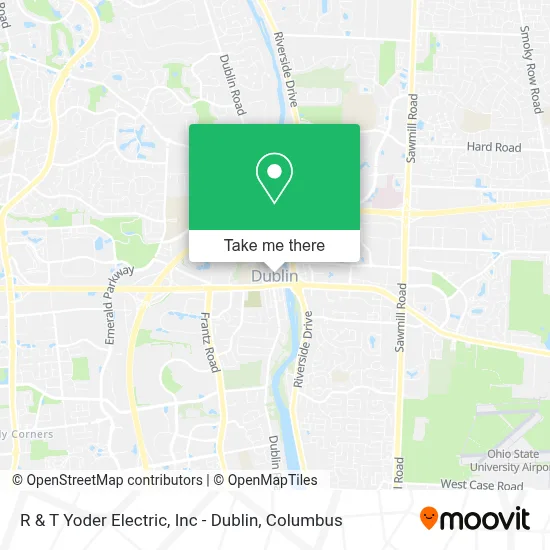 R & T Yoder Electric, Inc - Dublin map
