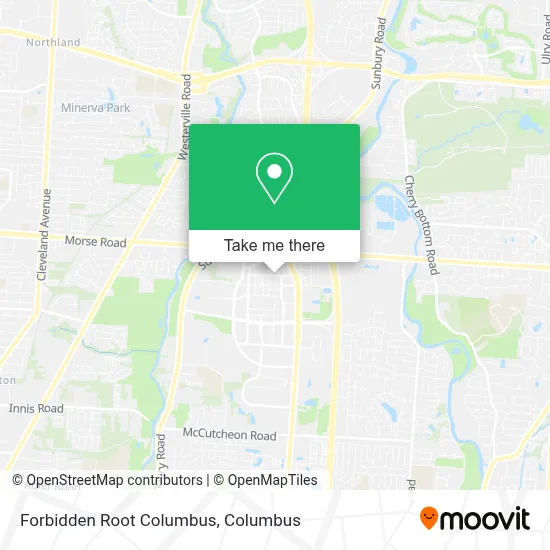 Forbidden Root Columbus map